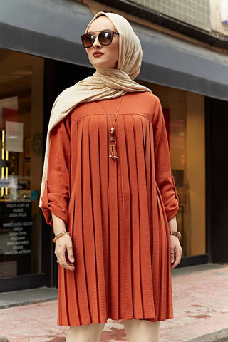 Pleated Girl's Blouse Shirt Adjustable Sleeve Women Top Islamism Blouses for Muslim Women Many Colors Muslim Fashion Women