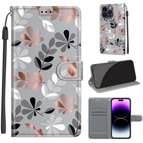 Flower Pattern Flip Case For Xiaomi