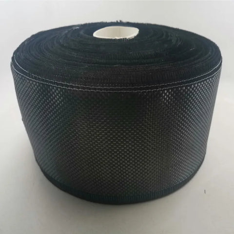 Real Carbon fiber cloth bidirectional woven plain 3K 200gsm 2x2 10cm width fishing rod bicycle high strength repair material