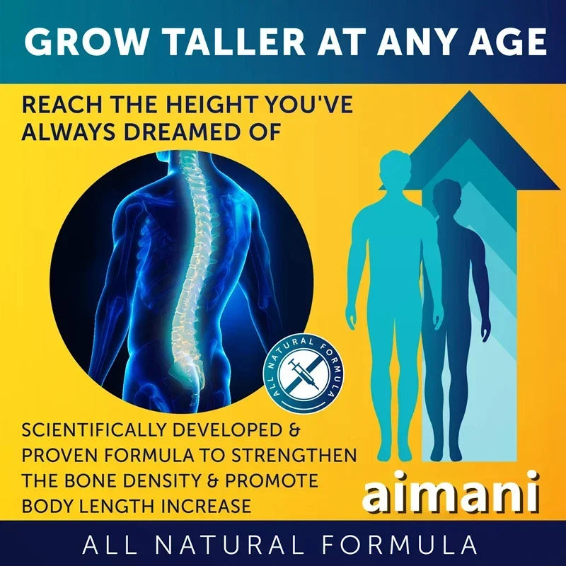 Calcium, Vitamins, Bone Growth and Health, Adults and Children Height