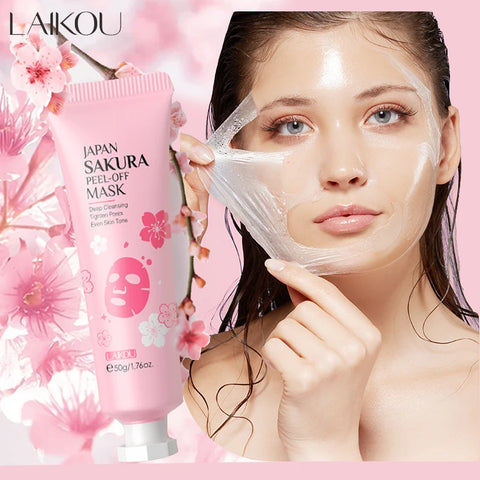 LAIKOU 24K Gold Sakura Peeling Face Mask