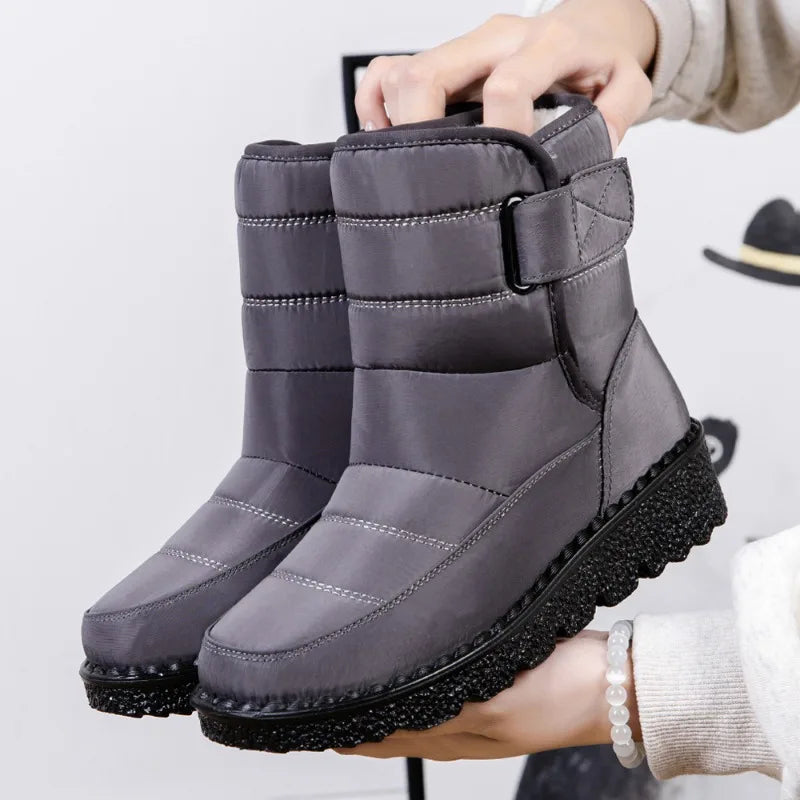 Waterproof Winter Snow Boots Platform Shoes for Women