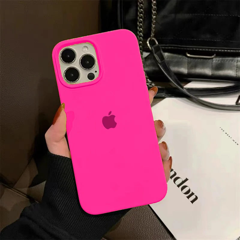 Original Official Silicone Case For Apple iPhone