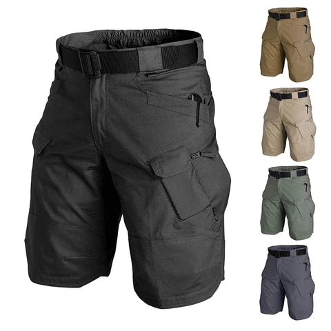 Men Urban Military Tactical Shorts Outdoor Waterproof Wear Resistant Cargo Shorts