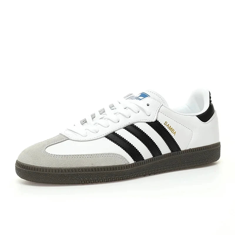 Adidas Originals Samba Low Skateboarding Shoes for Men and Women Unisex Green Tumbled Leather