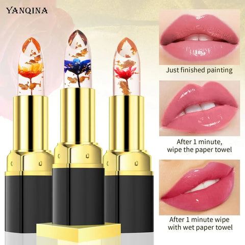 Long Lasting 24 Hours Gold Foil Lipstick