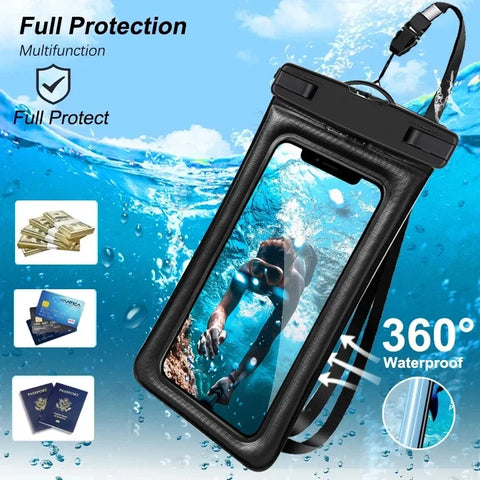 Waterproof Swim Bag Phone Case For iPhone 11 12 13 14 Pro Max