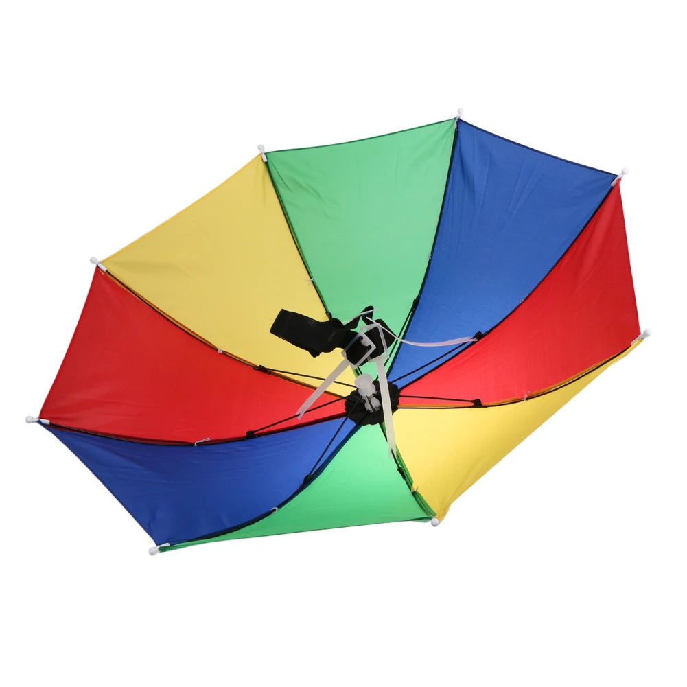 Outdoor Foldable Head Umbrella Hat