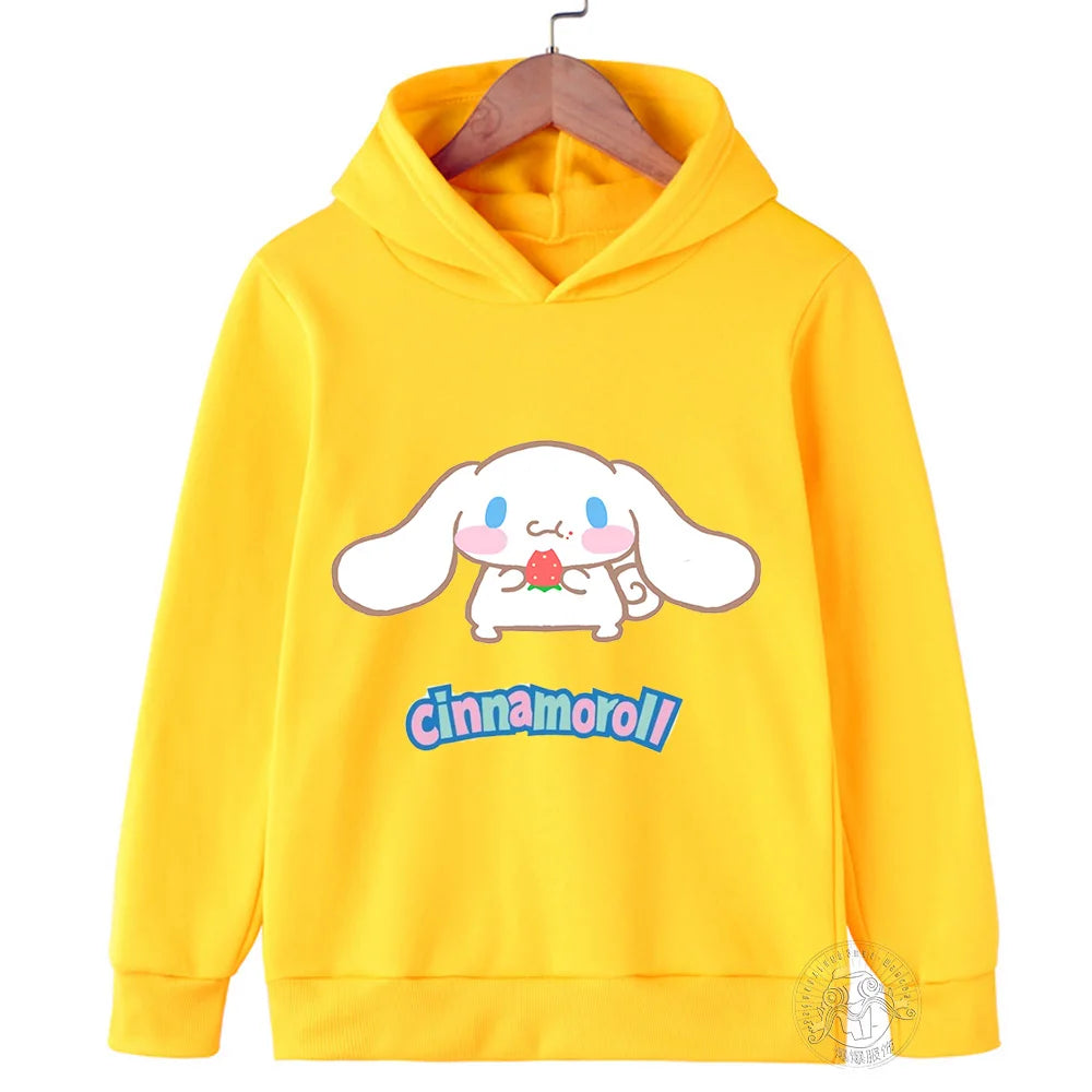 Kids Cinnamoroll Hoodies Boys Clothes