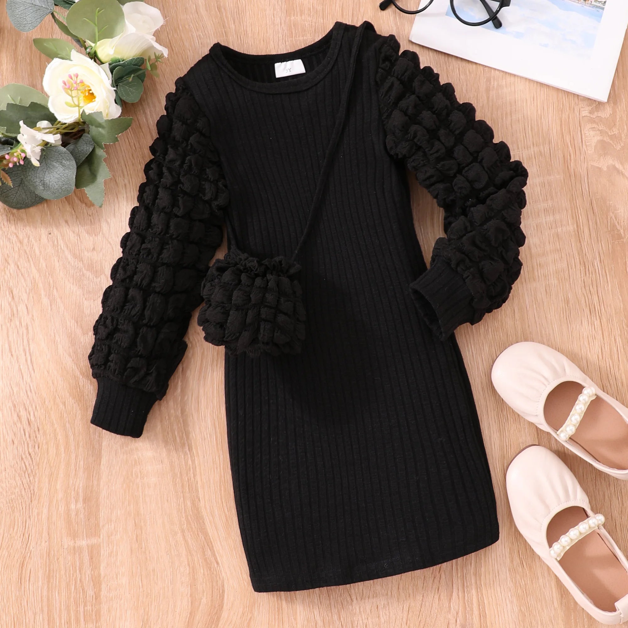 Women Bodycon Dress Long Sleeve Wrap Dress