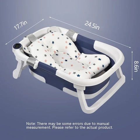 Real-time Temperature Silicone Baby Bathtub