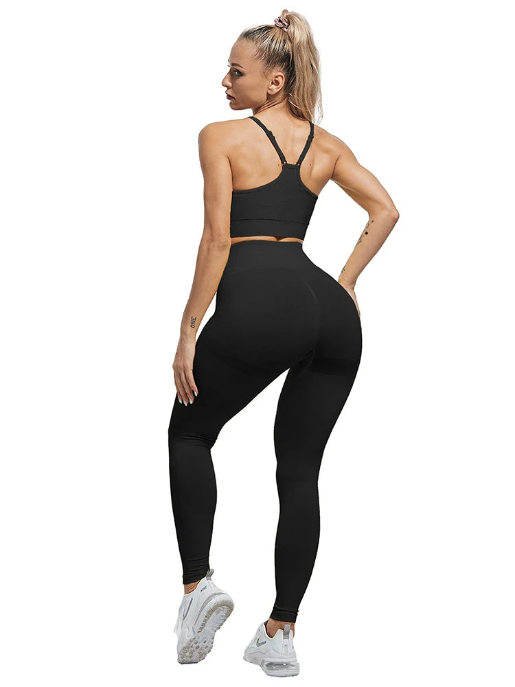 Waist Leggins Mujer Seamless Fitness Legging