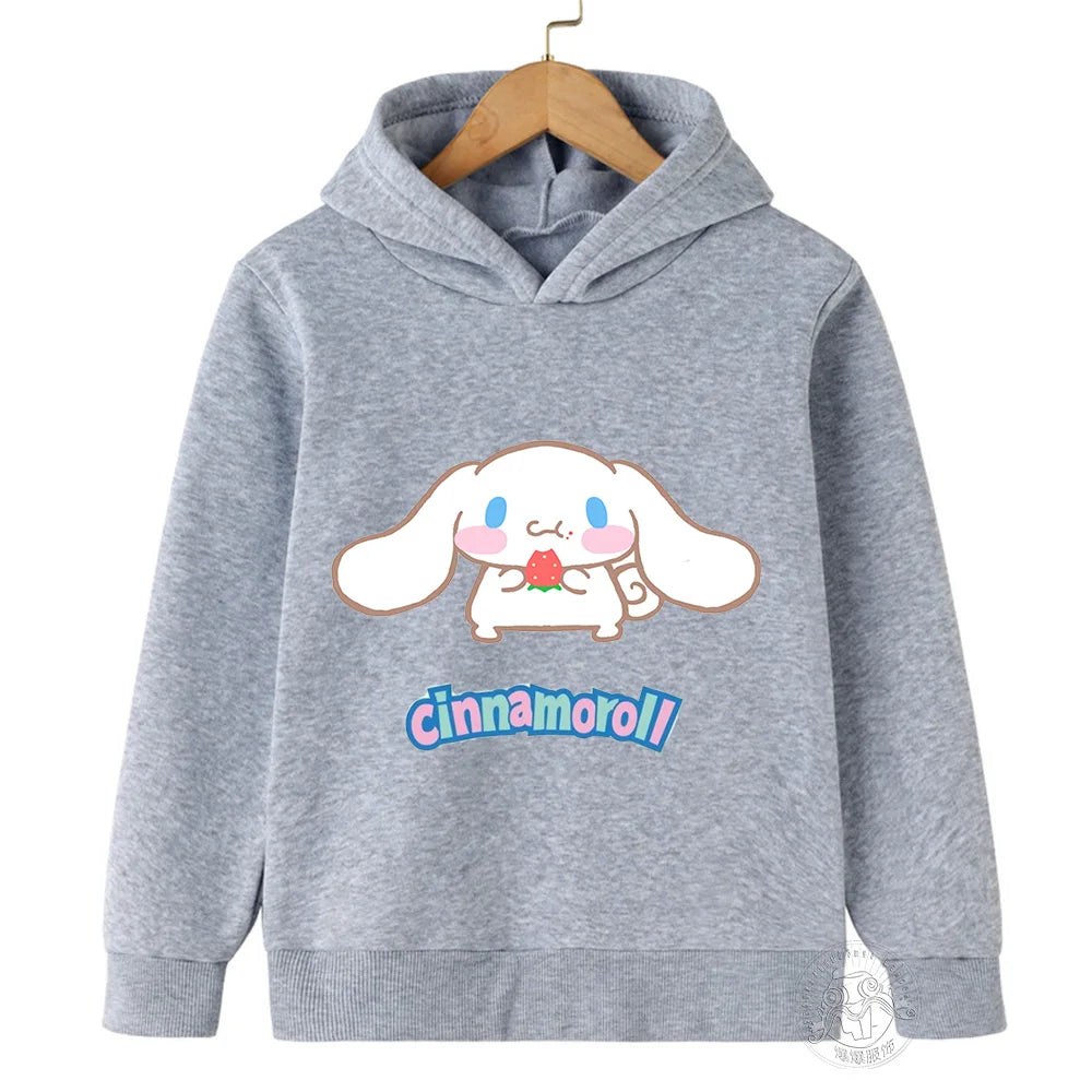 Kids Cinnamoroll Hoodies Boys Clothes