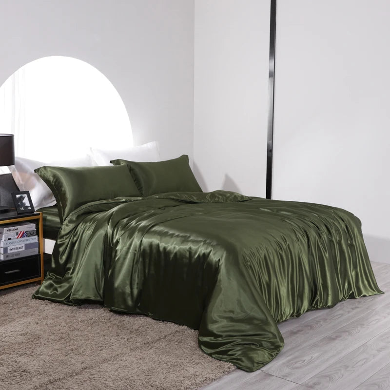 Blend Mulberry Silk Luxury Bedding Set