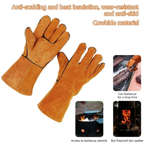 Welding Gloves Durable Leather