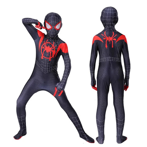 spider man Miles Morales cosplay bodysuit jumpsuit