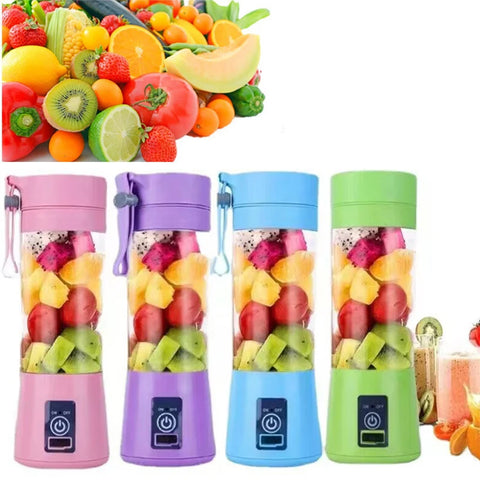 Electric 6 Blades Juicer Cup Machine Mini 380ml