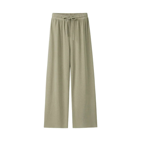 Womens pants Spring Summer Striaght Ankle-Length trousers