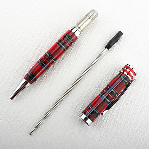 Luxury High Quality Twist Drawing Ink METAL Ballpoint Pen Stationery Office School Supplies New