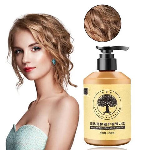 Pump-Hair Shape Gel Moroccan Moisturizing Volumizing Hair Gel