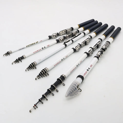 BAKAWA Hot New 3.0m 2.7m 2.4m 2.1m 1.8m 1.5M Ultralight Portable Telescopic Feeder Carbon Fiber Fishing Rod Spinning