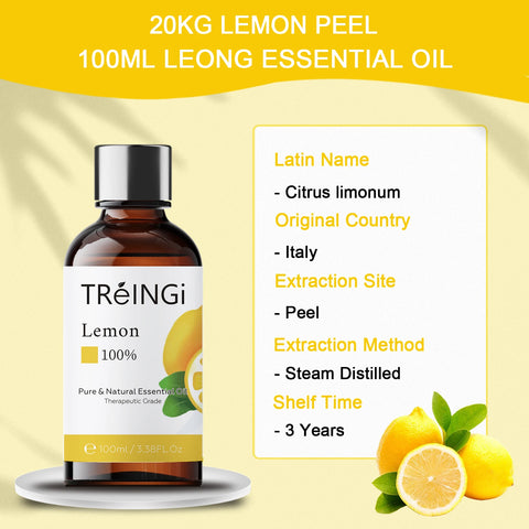 100ml Pure Natural Lemon Essential Oil