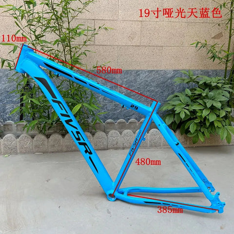 19 Inch MTB Blue Red Mountain Bike Disc