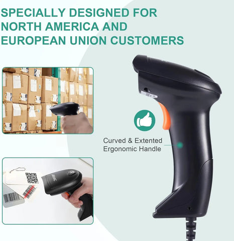 USB Laser Barcode Scanner