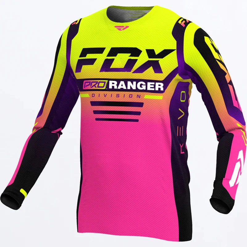 2024 Racing Downhill Jersey Mountain Bike Motorcycle Cycling Crossmax Shirt Ciclismo Clothes for Men MTB Jersey MX Ranger Fox DH