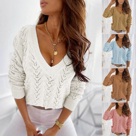 Casual Women Knit SweaterJumper Tops & Sets