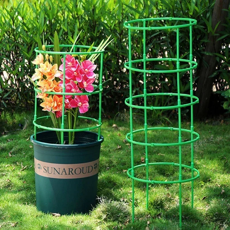 Stake Holder Flower Ring Support Rack