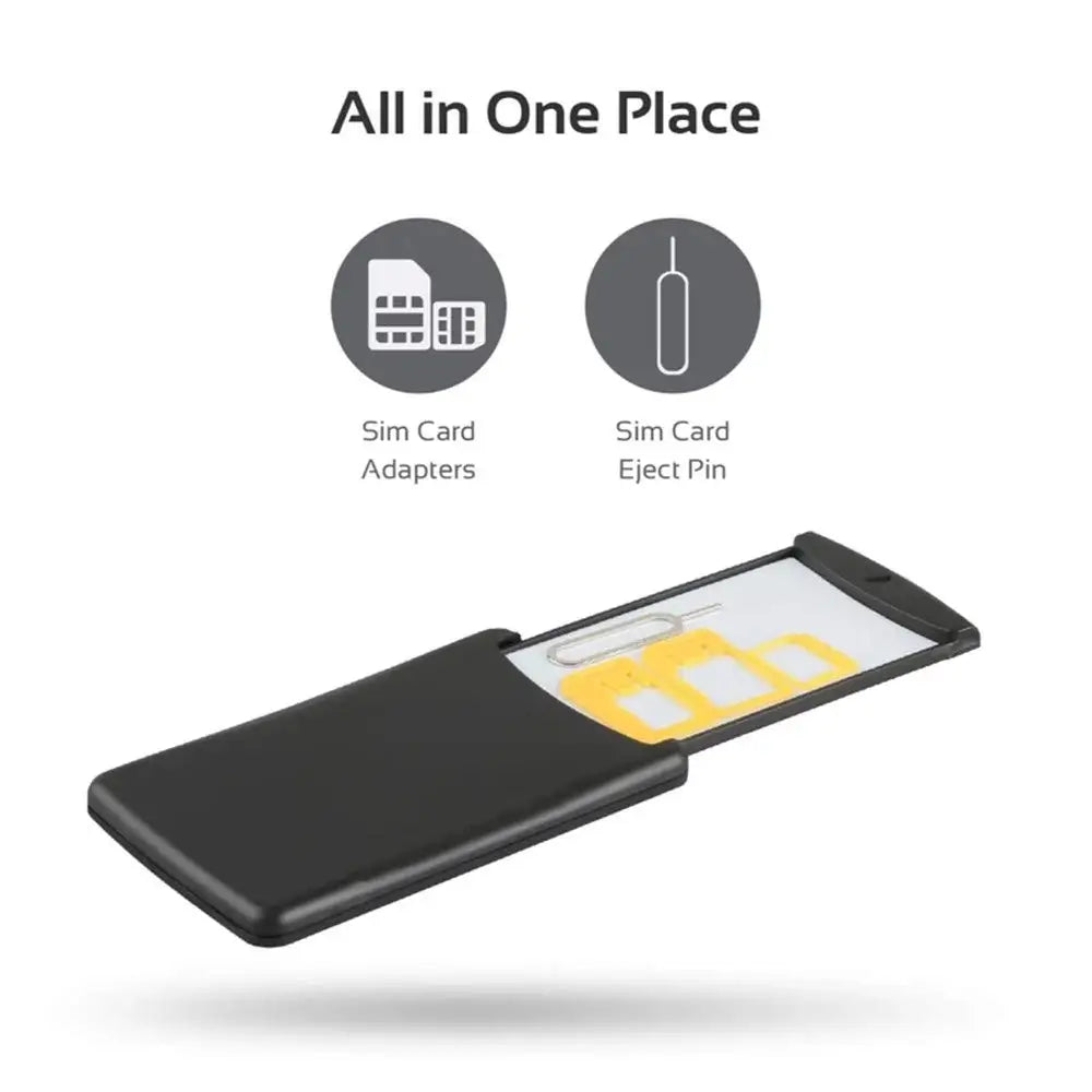 Mobile Safe Case Store Safely SIM Card and Micro SD Card