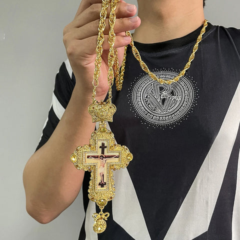 Fashion Religion Christian Jesus Cross Necklace for women