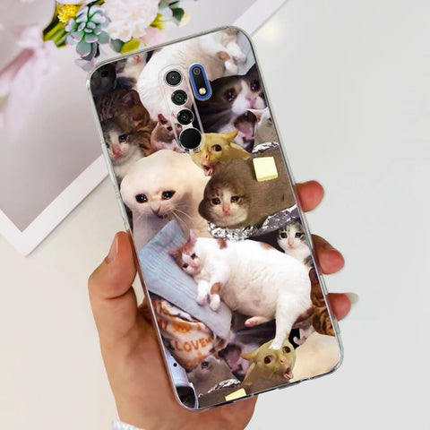 For Xiaomi Redmi 9 Prime Case Fashion Marble Soft Silicone Transparent Phone Back Cover For Xiaomi Redmi 9 Bumper on Redmi9 Capa