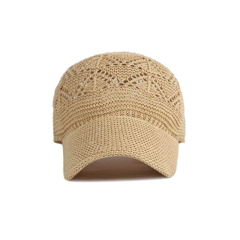 Summer Women's Hollow Breathable Knitting Caps