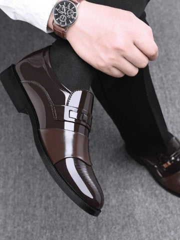 Business Casual Men Formal Shoes for Wedding