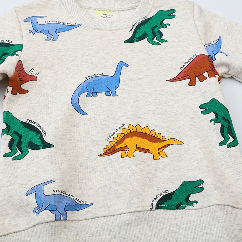 Cartoon Dinosaurs Sweatshirt Spring Autumn Tops Hoodies