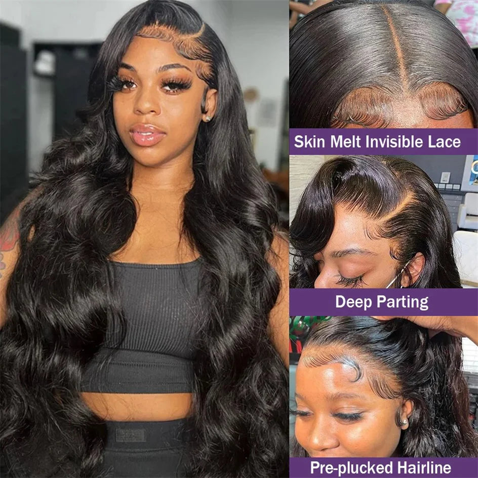 Sogreat Body Wave 13x6 Hd Lace Frontal Wig Glueless Wigs Human Hair 30 40 Inch 13x4 Lace Front Human Hair Wig Wet And Wavy