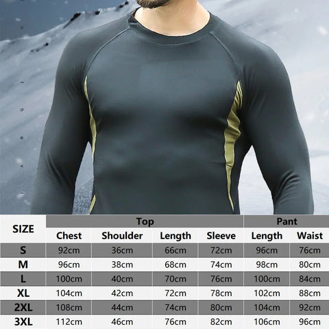 Mege Tactical Uniform Winter Thermal Underwear Sets