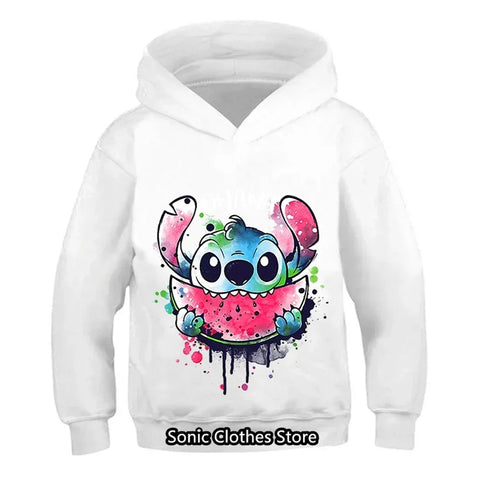 Children Hoodies Letter Cotton Kawaii Sweatshirt