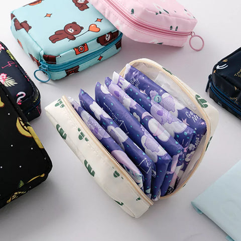 Large Capacity Sanitary Napkin Storage Bags