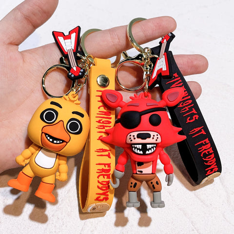 Cartoon Animal Fnaf PVC Keychain Car Key