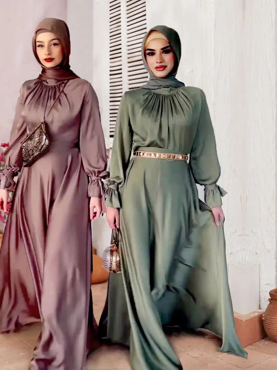 Silky Soft Robe Musulmane Abaya