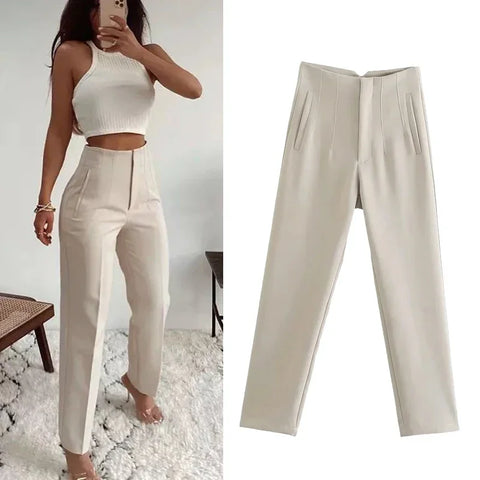 High waist Pants for Women Formal Pants