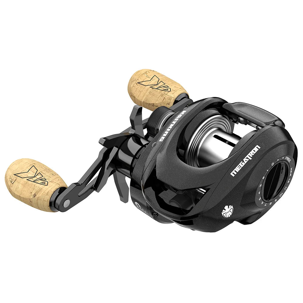 KastKing Royale MegaTron Long Cast Baitcasting Reel 7.2:1 Gear Ratio Reel Freshwater Aluminum Spool 8 KG Drag Fishing Coil