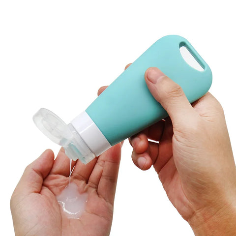 Silicone Travel Bottle Lotion Essence Shampoo Shower Gel Squeeze Bottle