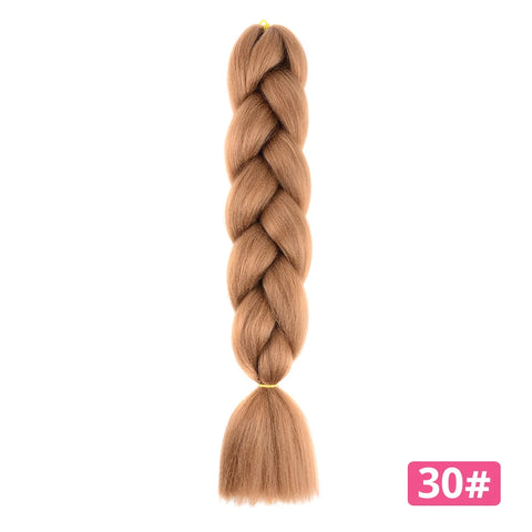 Colorful Hair for Braids Synthetic Braiding Hair Extensions for Girls Jumbo Braid Hair for Crochet Box Expression Braiding Hair