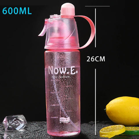 Sports Water Bottle Spray Cup Outdoor Portable Kettles Jug