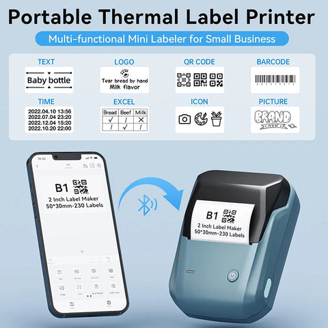 Mini Label Thermal Printer