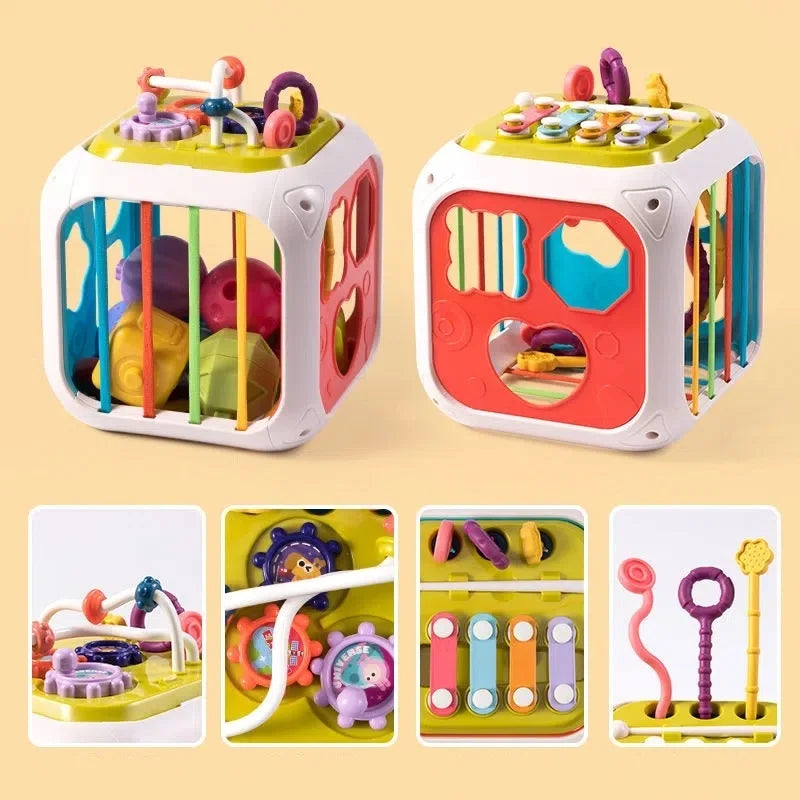 Toys Fine Motor Training Games Stacking Blocks Activity Cube